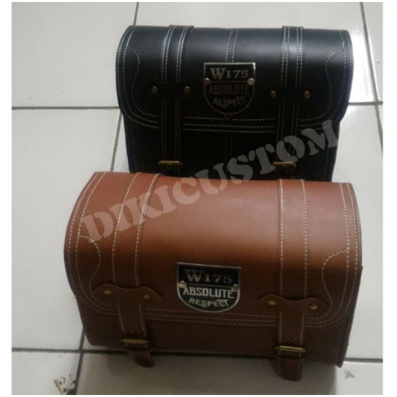 side bag Kawasaki W175 - tas motor - aksesoris kawasaki w175