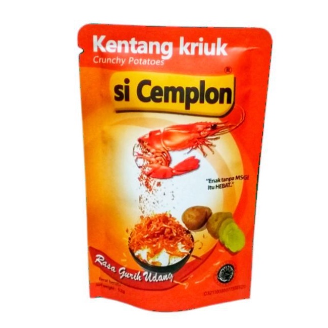 

si Cemplon Kentang Kering Gurih Non MSG Tanpa Cabai Tanpa Gula 52 gram