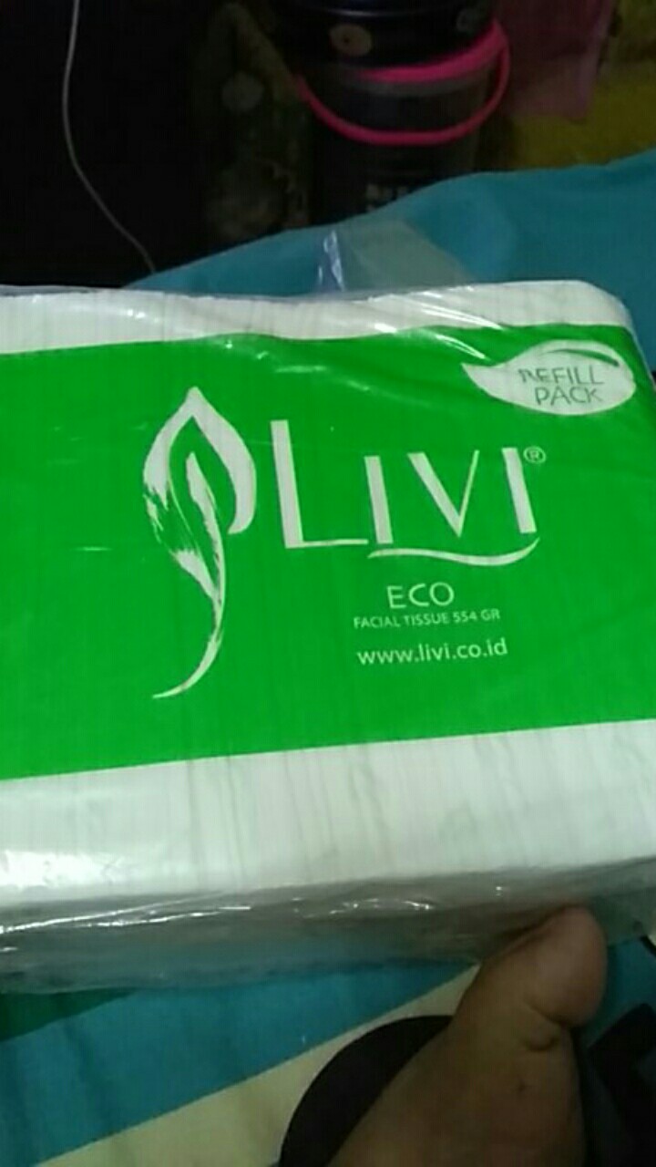 Facial Refill Tissue Livi  Pack 600s