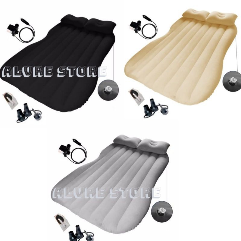 Kasur Mobil Angin Pompa + Bantal Matras Kasur Angin Mobil