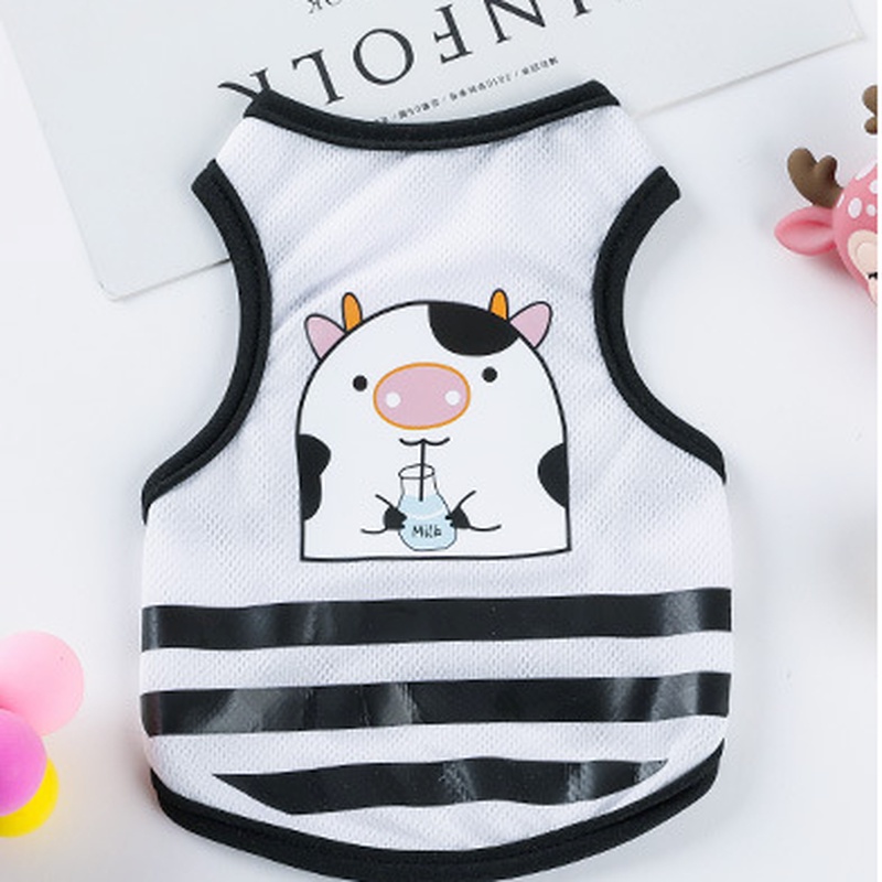 ★〓YUFeiPet〓★ Pet Vest Spring and Summer Cute Pet Dog Vest Clothes Breathable Cat Clothes Thin Pet Clothes