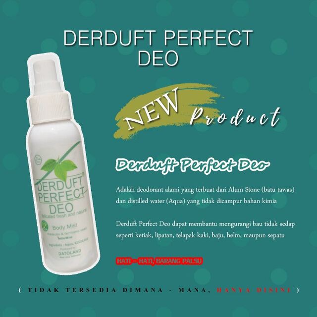 Jual Deodorant Yang Bagus Untuk Mencegah Bau Badan DERDUFT PERFECT DEO