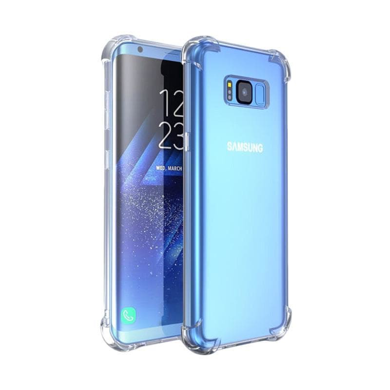 Anti Crack Samsung Galaxy S8 Plus TPU Softcase Casing Original - Clear