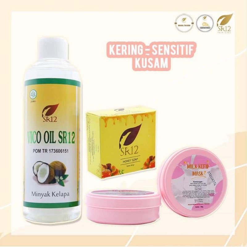 SR12 - Paket pemula - untuk kulit kering / sensitif / kusam