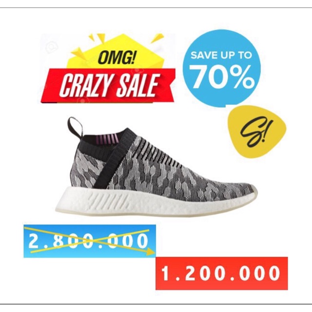 CRAZY SALE - Adidas Nmd CS2 Black Wonder Pink (W) BY9312 Sepatu Adidas Authentic