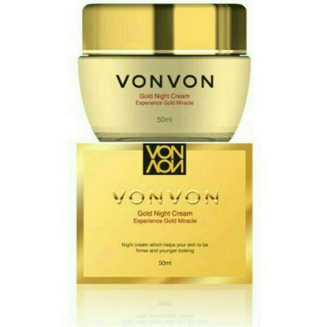  VONVON  24k GOLD NIGHT CREAM ANTI AGING ORIGINAL LEJEL 