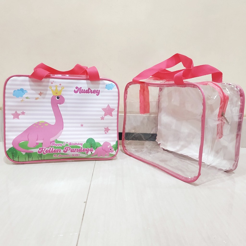 

TAS SOUVENIR ULANG TAHUN / Goodie Bag / Resleting Mika Tebal / Souvenir Ultah / TAS SOUVENIR / tas mika