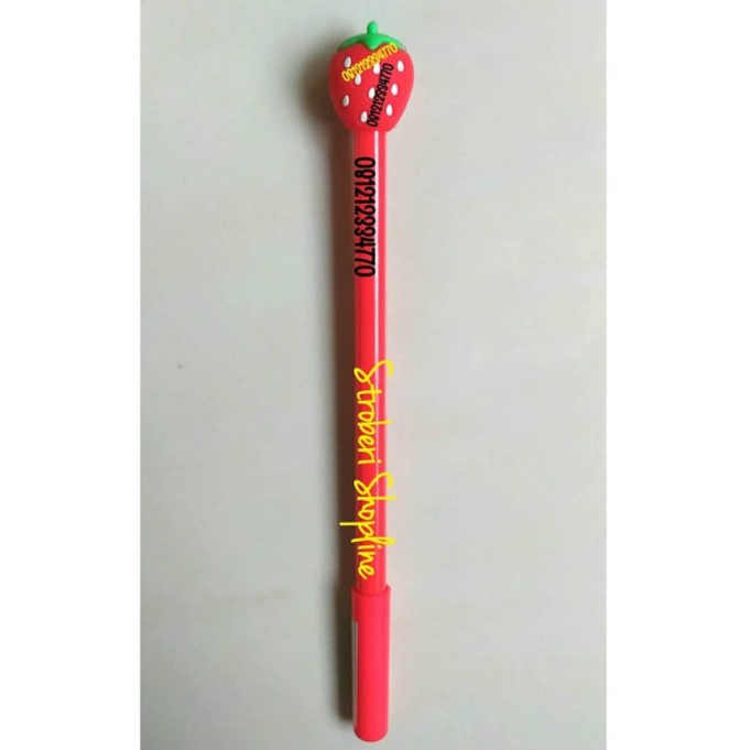 

Pulpen Gel Strawberry MERAH (IMPORT)