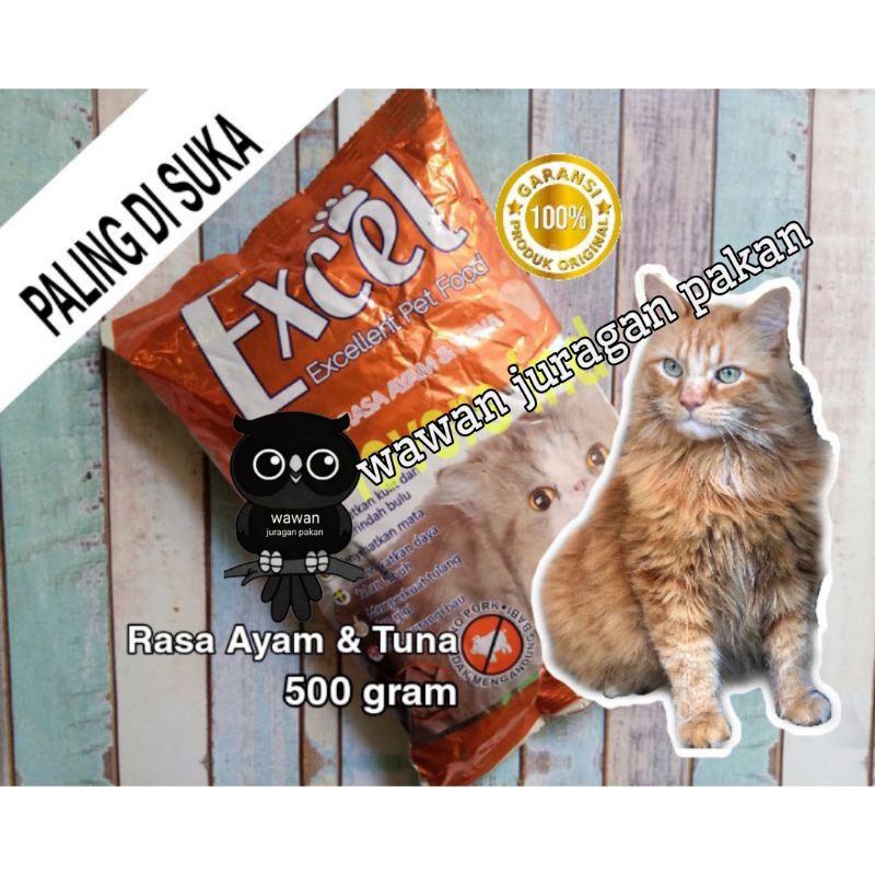 pakan kucing EXEL VARIAN AYAM DAN TUNA