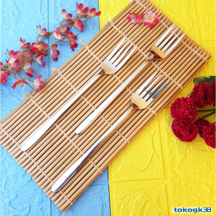 Garpu Makan Korea Stainless GLANZ 1 Lusin-4