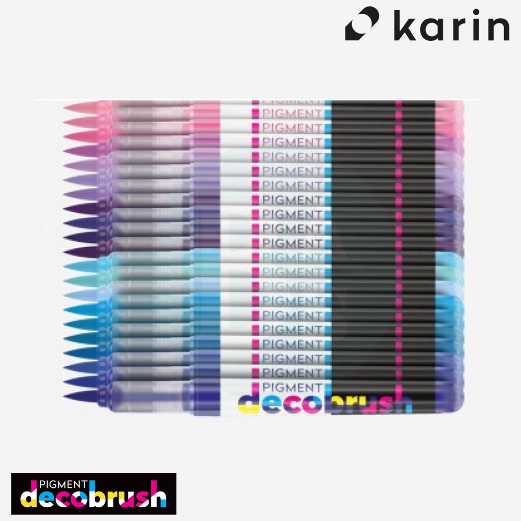 

Spidol Mewarnai Alat Menggambar - Karin PIGMENT Decobrush DESIGNER Colors Collection Markers part 2/2 - Terlaris Termurah By Bali Art Supplies
