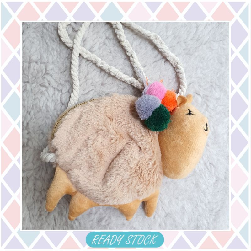 KAIO Tas anak Alpaca | tas lucu | import stuff | crossbody bag | kids bag