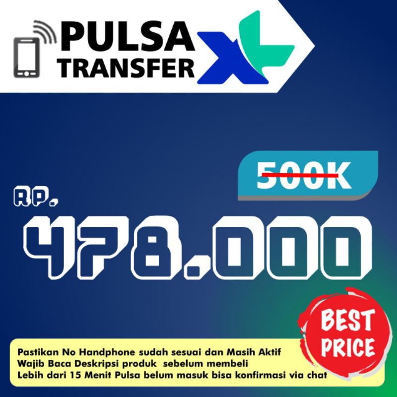 PULSA TRANSFER XL 500K | PROMO MURAH XL & AXIS
