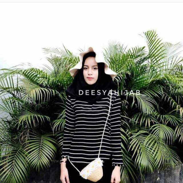 KAOS LENGAN PANJANG STEVIA TOP | Fashion Wanita | Grosir Kaos Lengan Panjang