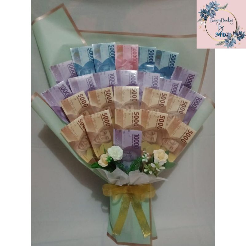 Bucket Uang / Money bucket hadiah ultah/hampers/anniversary/engangemenet