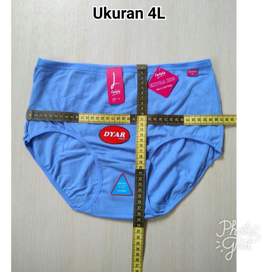 New Arrival  CD LYDYLY JUMBO LD 030 | Celana dalam wanita jumbo | lydyly jumbo | cd lydyly 5L | 4L 3