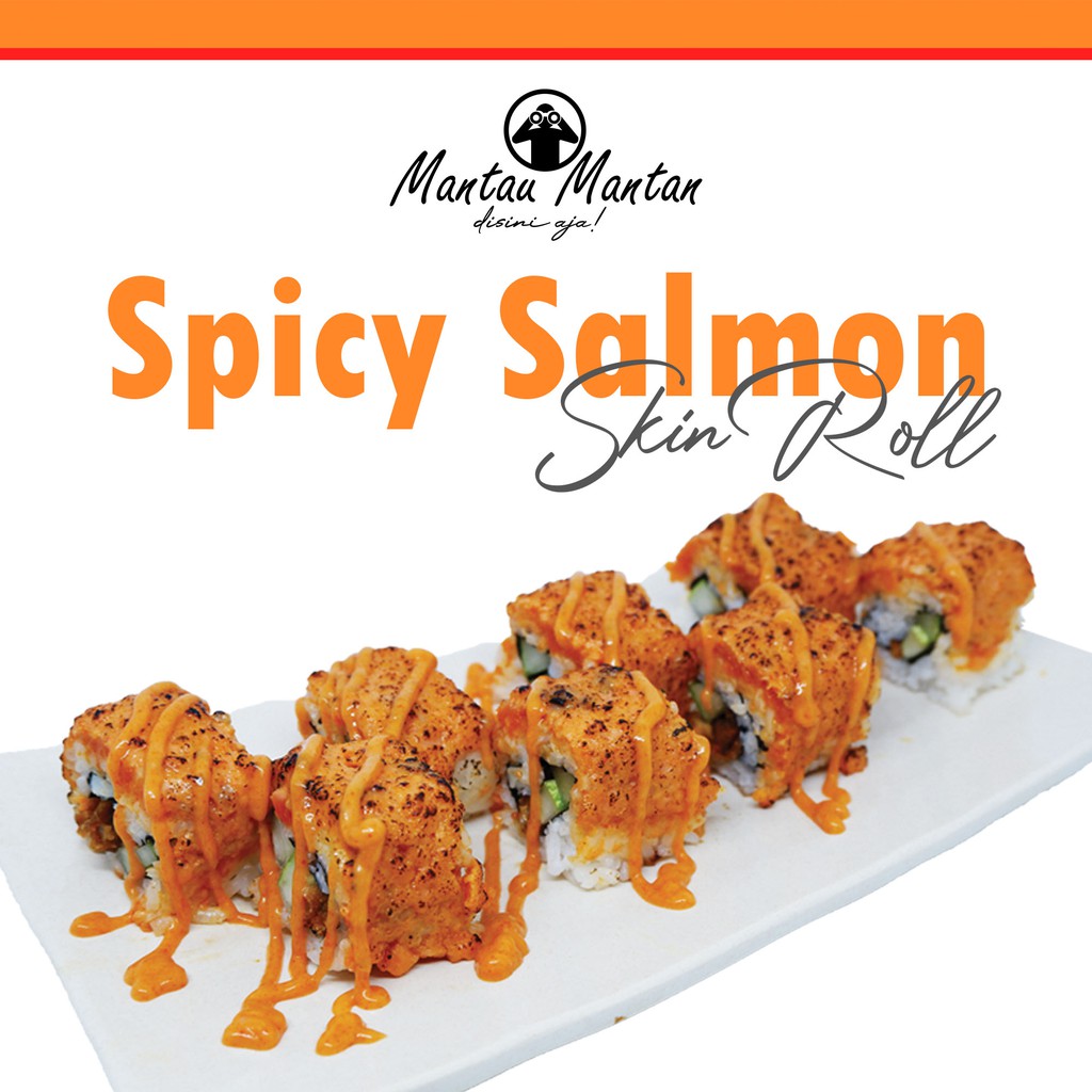 

Sushi - Spicy Salmon Skin Roll