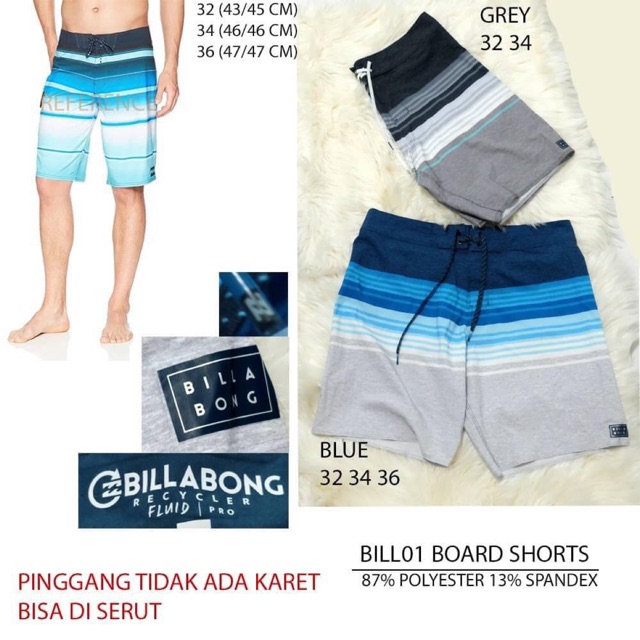 Celana Pendek Pria (pantai) branded BILLABONG original