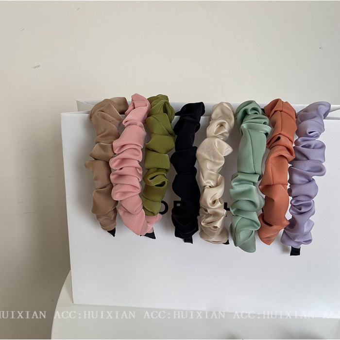 Bando Kerut Korea / Bando Scruncis Scrunchies / Bando Nagita Gadi