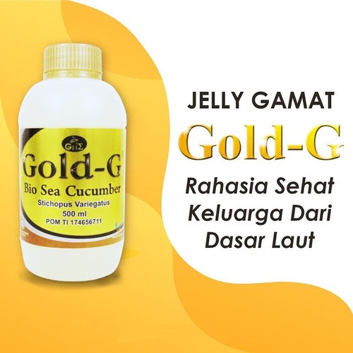 Jelly Gamat Gold G 500 ml Original | Gamat Emas Cair 500ML