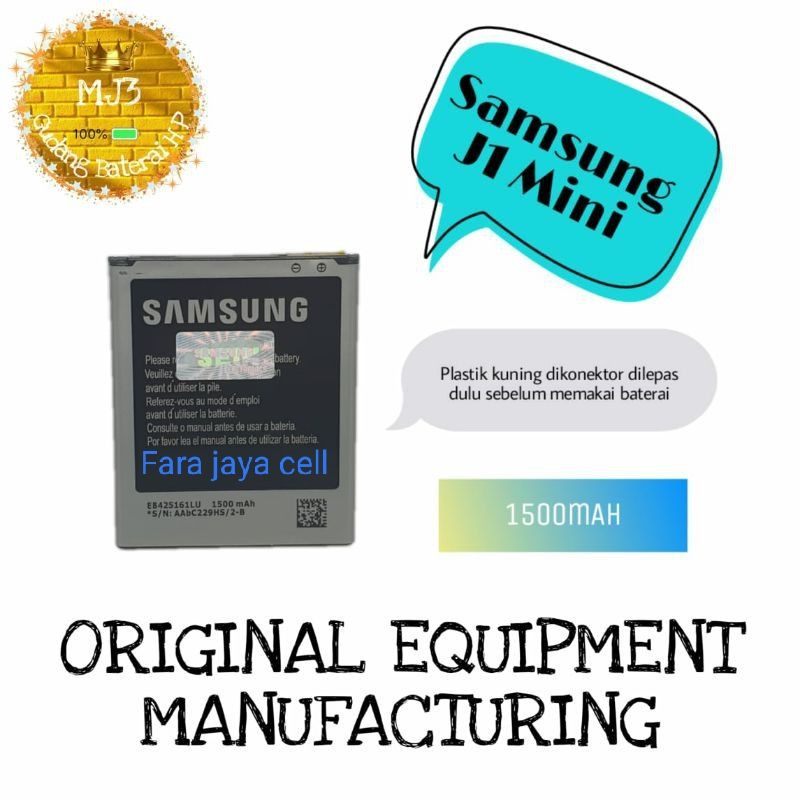 Baterai Battery Samsung / J1 mini /  Batrei Original