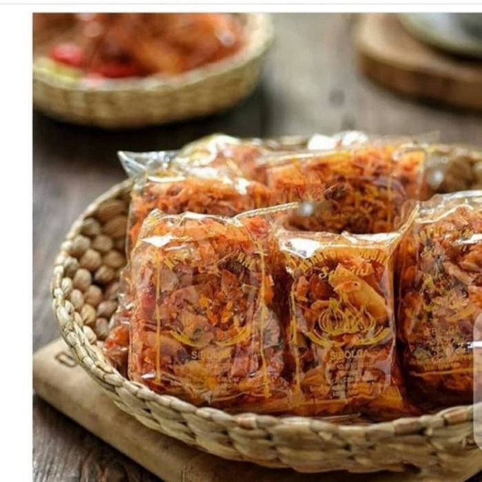 

NEW Keripik kerupuk Sambal Teri khas Sibolga Cap Bawang 30 bungkus kecil