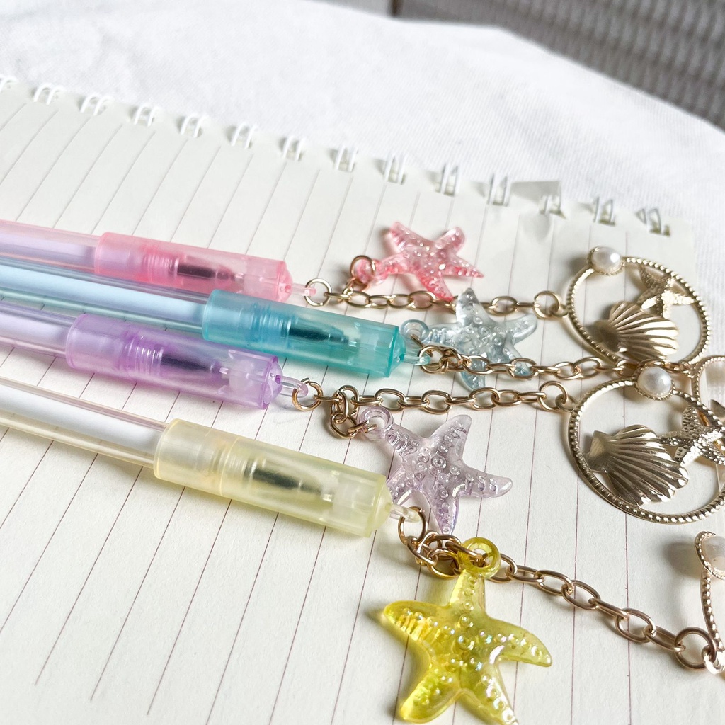 

PULPEN GANTUNGAN BINTANG LAUT PENA PEN GEL TINTA MURAH UNIK LUCU READY STOCK GROSIR COD