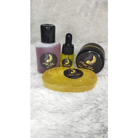 paket magic glow flek hitam