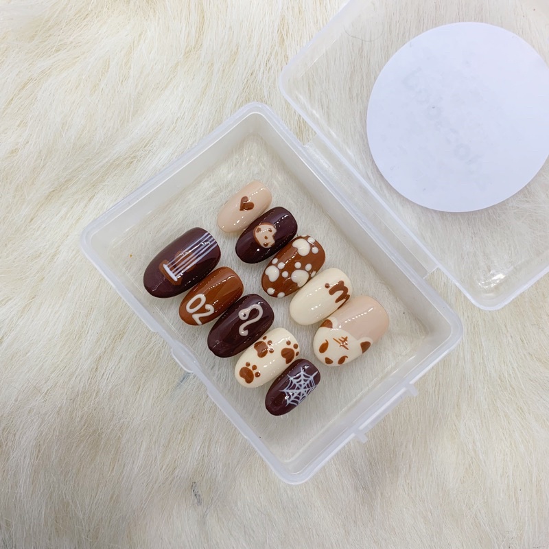 Mark NCT Dream NCT127 custom press on fake nails kuku palsu nailart gel