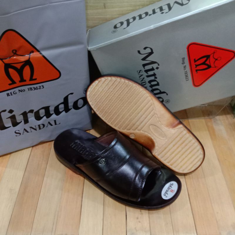 sandal kulit asli pria mirado Sorong/kokop  kw super dijamin berkualitas 100%