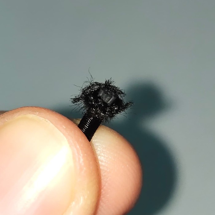Tangan-Kerajinan- Tali Karet Elastis Bulat Hitam 2Mm 2 Mm Tali Masker Gelang Meteran -Kerajinan-