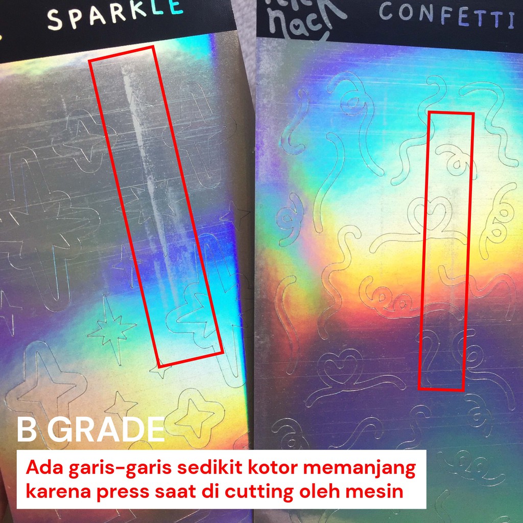 Holo / Hologram Deco Sticker Vol.1 (Kiss Cut)-2