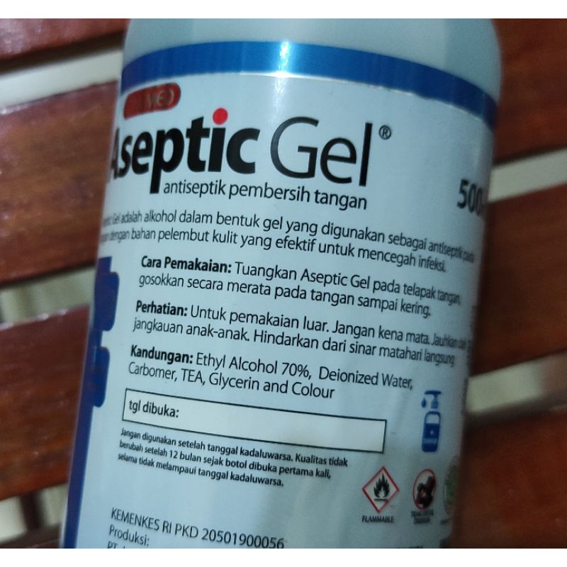 OneMED Antiseptik GEL 500 ML / Pembersih Tangan / Nyaman / Tidak Lengket Ditangan