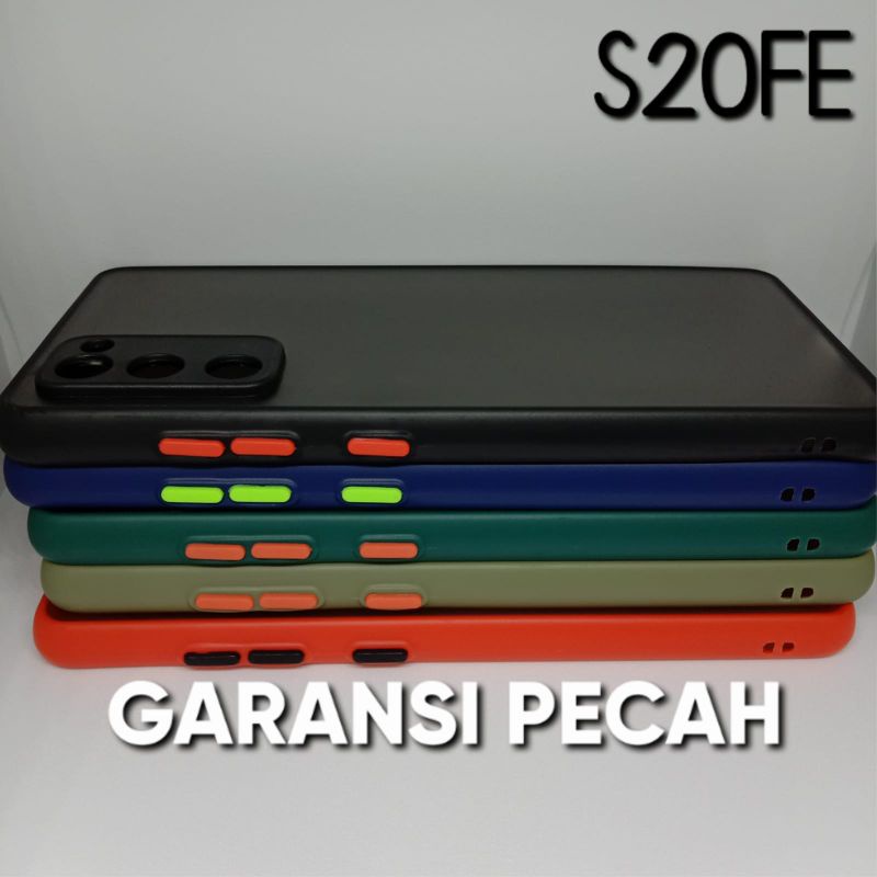 Case Samsung S20 FE Casing Matte Lens Protection Full Colour
