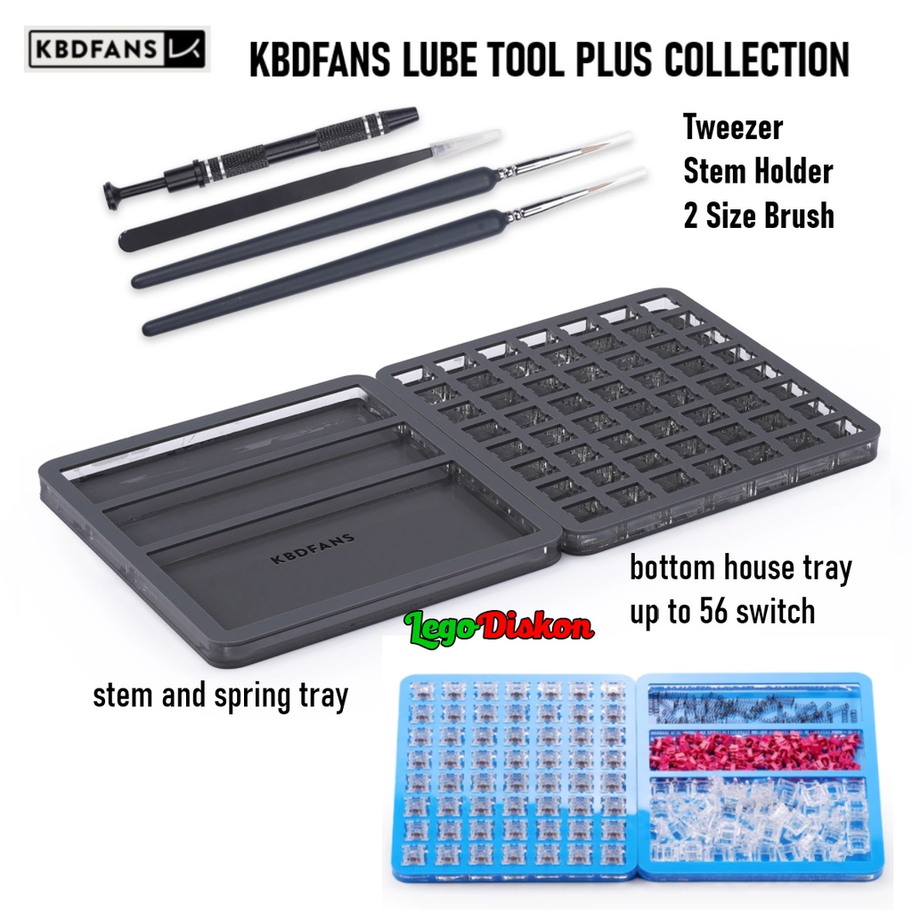 Jual KBDFans LUBE Tools Plus Collection Lube Switch Mechanical Keyboard Shopee Indonesia