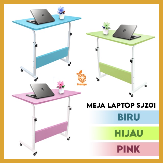 Meja Lipat Laptop Meja Kerja Portable Meja Laptop Roda Serbaguna GOSHOP88