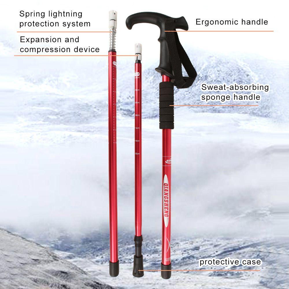 Pineapple Nordic Walking Sticks Tongkat Berjalan Anti Shock Ultralight High Quality