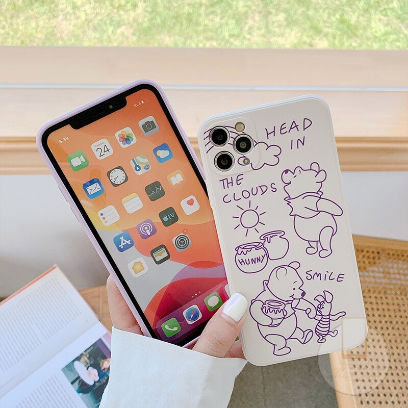 Casing Samsung A11 M11 A32 A52 A72 A50 A12 A50s A30s A02s A51 A20s A71 M40s A21s A31 A10s Cartoon Case Winnie the Pooh Funny Toys Alien Toy Story Straight Cube Cover-5