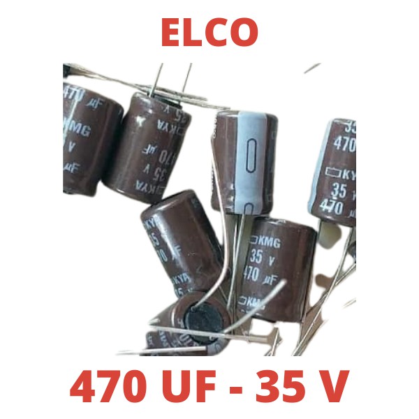 ELCO 470 UF 35 V ELKO 470uf/35v 470/35v 470/35 470uf/35 470UF 35VOLT 35VOL 35V 35 VOL VOLT KAPASITOR