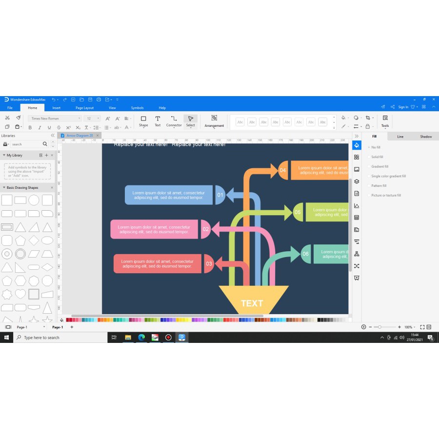 Wondershare EdrawMax 12 Tanpa Watermark versi 2023 Full Version Lifetime Software diagram all-in-one seperti diagram bisnis, flowchart