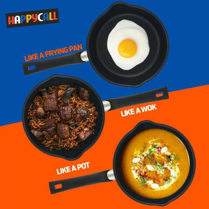 BARU ALAT MASAK KOREA SERBAGUNA | HAPPYCALL FLEX PAN ORIGINAL