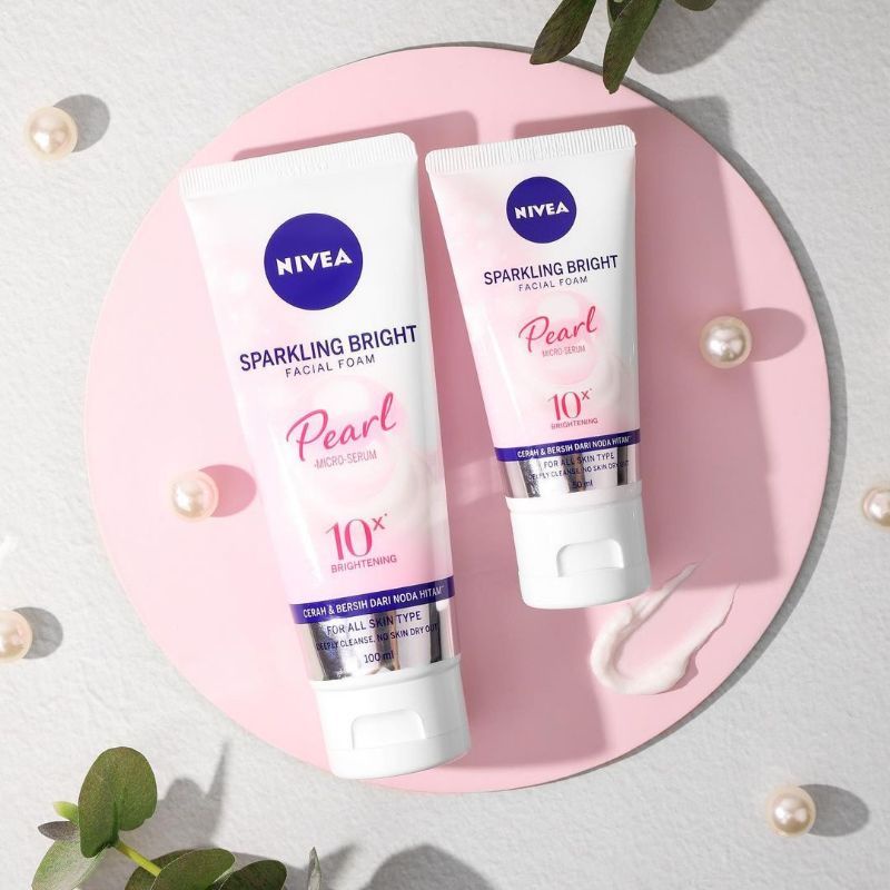 `ღ´ PHINKL `ღ´ ⓝⓘⓥⓔⓐ Nivea Facial Foam Sparkling pembersih wajah face wash sabun cuci muka mencerahkan memutihkan