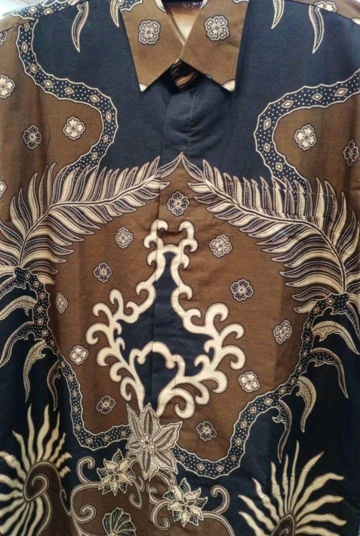 Kemeja Batik Reguler Fit Bahan Katun Baturaden B377