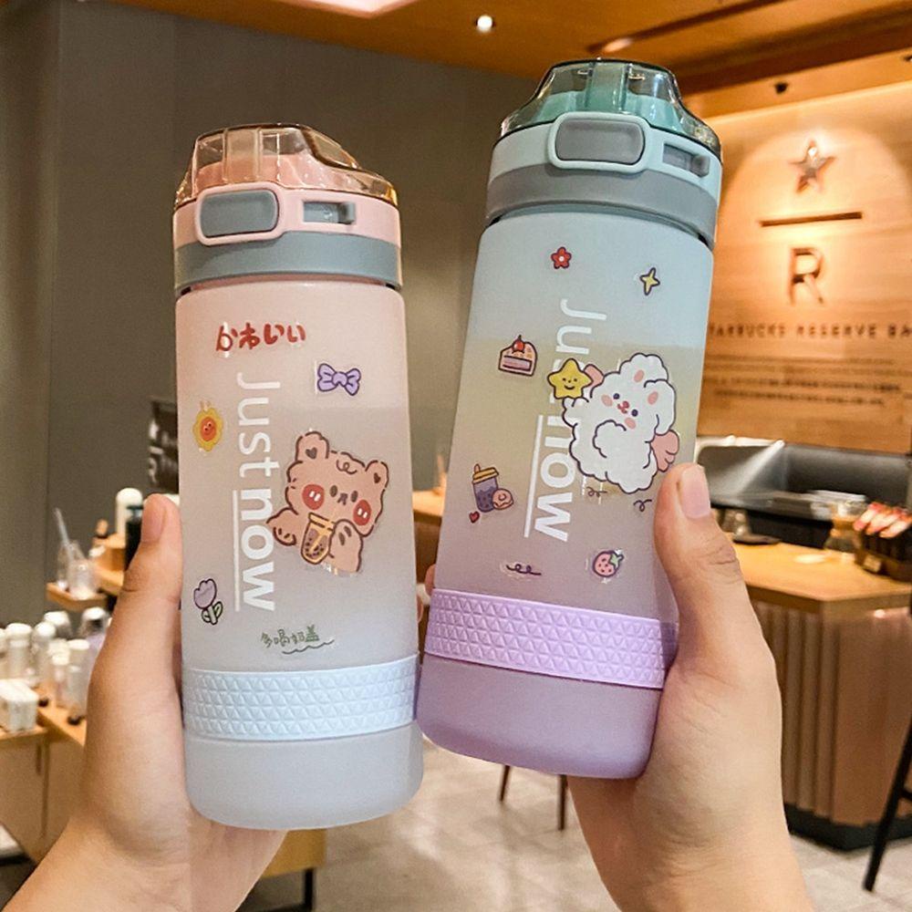 [Elegan] Botol Air Olahraga Luar Ruangan Kapasitas Besar Portabel Lucu BPA Free Fashion Kettle