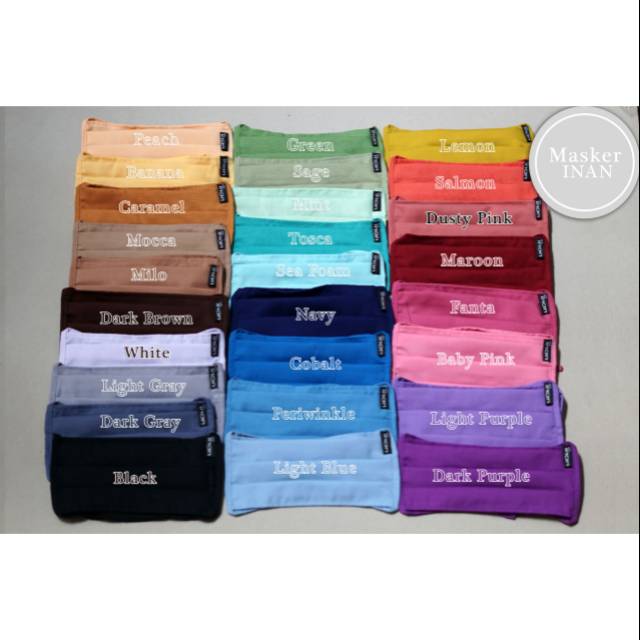 MASKER INAN POLOS || ORI KATUNOXFORD