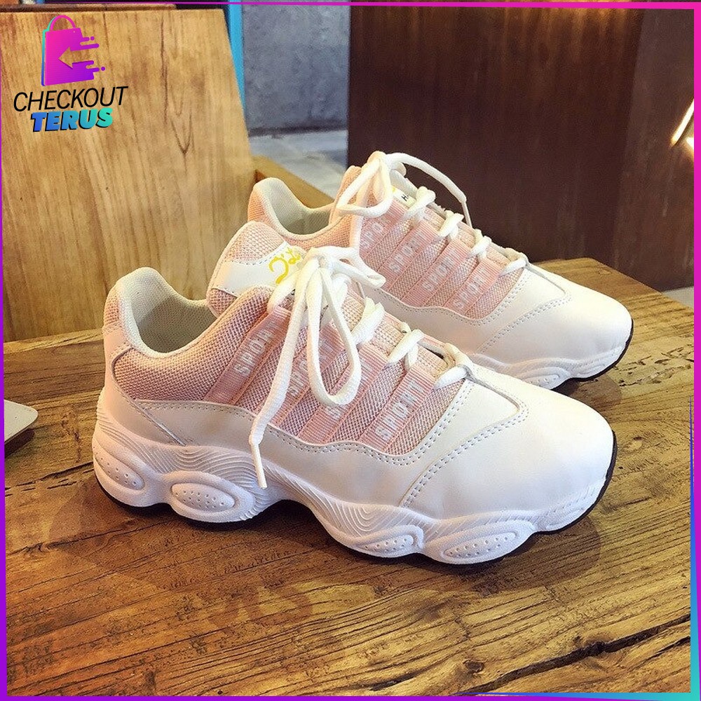 CT S1 117 Sepatu Kets Wanita Sepatu Running Sepatu Olahraga Fashion Trendy Sneakers Jogging Sport Sepatu Wanita