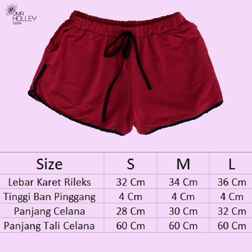 (COD) OH Fashion Celana Pendek Wanita #7095 (S-XL)