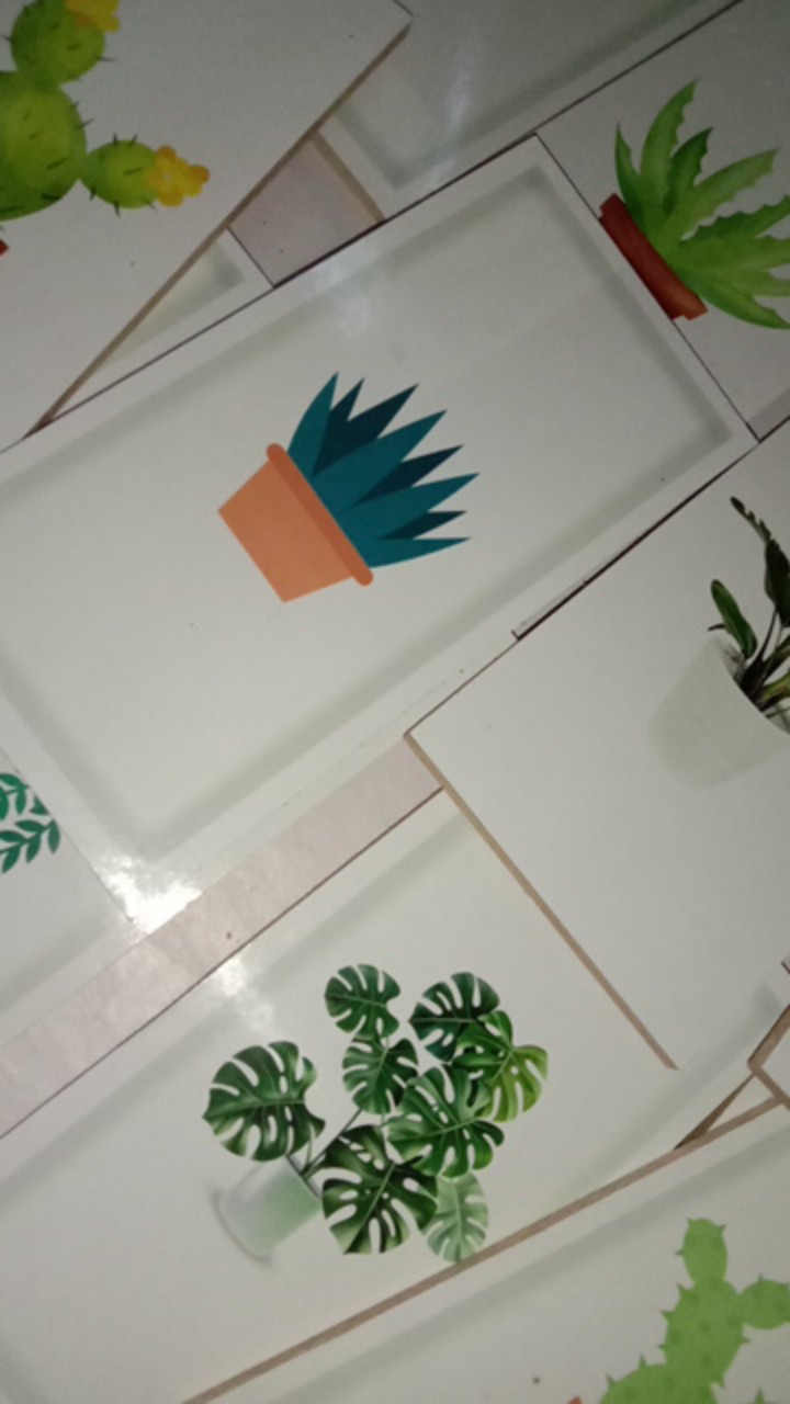 Wall Decor - Hiasan Dinding Rumah - Walldecor Tropical Plants - Tumbuhan Tropis - Pl
