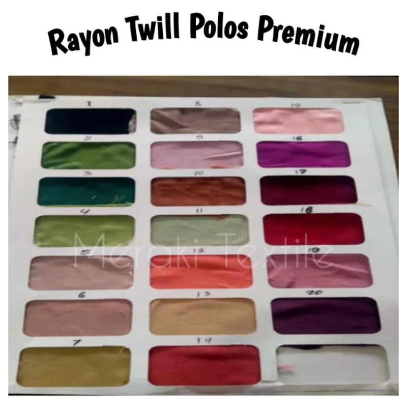 Kain Rayon Twill Polos