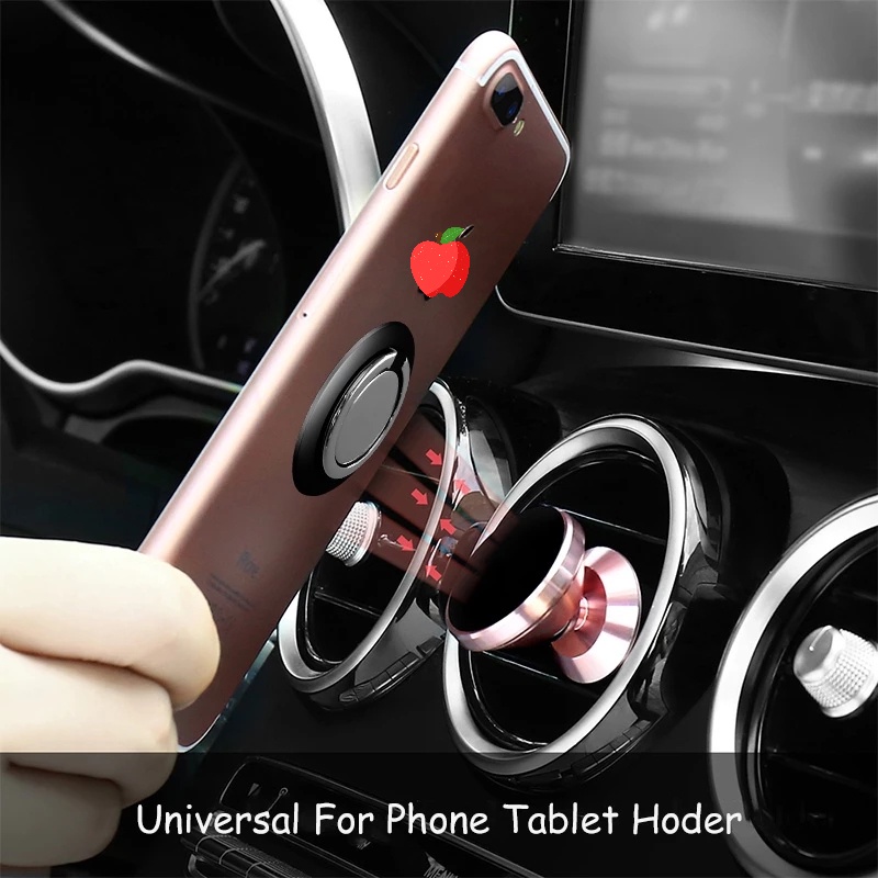 (Ring Holder Hp Universal Bisa Berputar 360 ° Bahan Metal Untuk for Iphone / Android